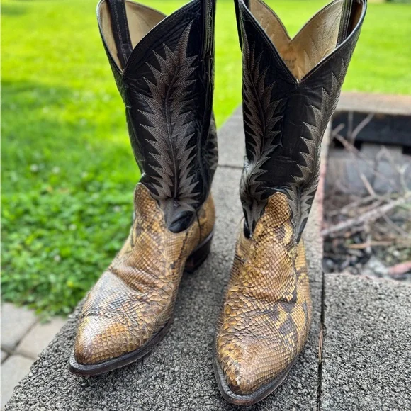Tony Lama | Shoes | Tony Lama Snakeskin Cowboy Boots With  display picture 3